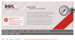 Desktop Screenshot of mk-druckluft.de